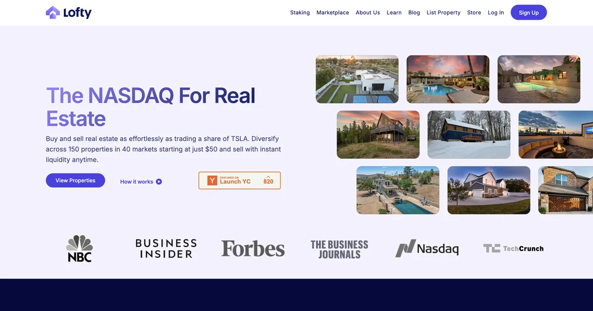 Lofty AI crosses $100M in tokenized real estate on Algorand